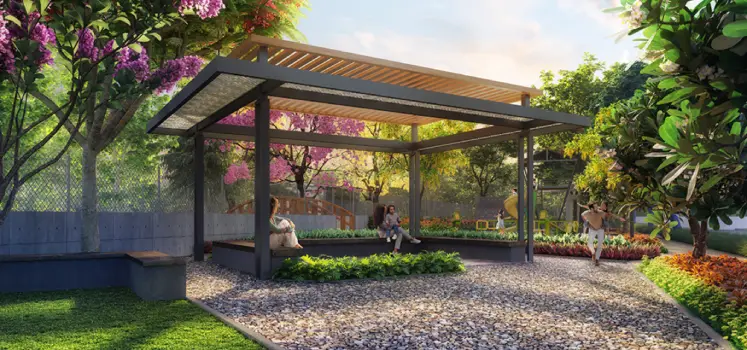 Godrej Aranya plotted development garden by Godrej Properties